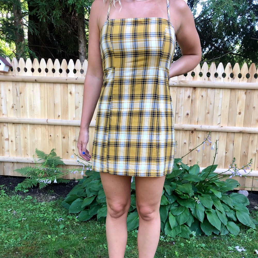 Clueless Inspired Mini Plaid Dress